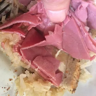 Processed grocery store corned beef. NOT New York style pastrami.