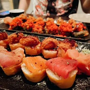 Panko Scallop (top) &amp; Ultimate Rainbow (bottom)