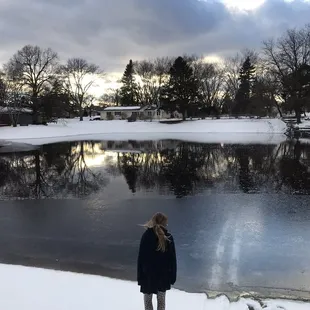 A normally dry field at Arneson Acres. Now a lake!