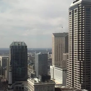 View West to the Circle from Observation Deck