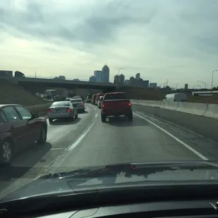 Traffic on the north split.... Grrrrr