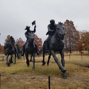 Centennial Land Run Memorial is 100yrds long