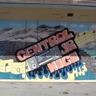 Former Jr High school. Picture taken in 1994  Central now defunt!