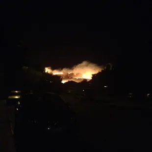 Fire burning in the west on July 4th! Yikesss!