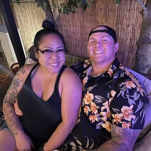 My son and new beautiful wife! Enjoyed the weather in Roseville yay