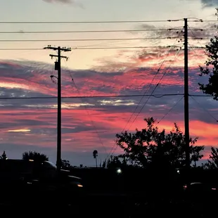 Sunset, Thanksgiving 2017