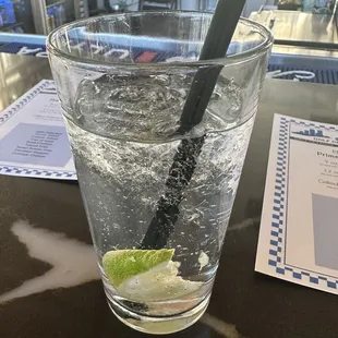 Vodka soda pint glass serving size