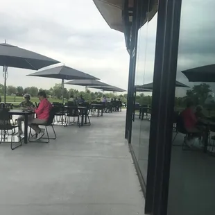 The patio at the new City Park Golf Course restaurant