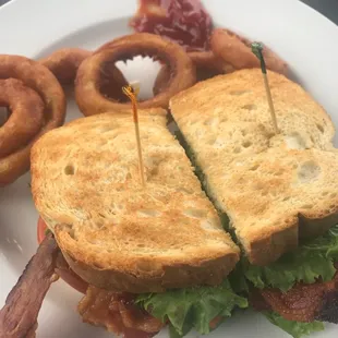 Very good BLAT with onion rings