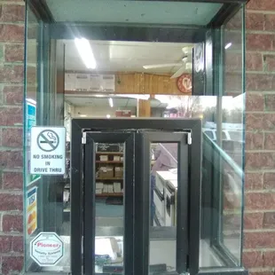 Drive thru window