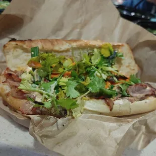 Rotten cilantro does not taste like any Vietnamese sandwich ever you're better off at Subway