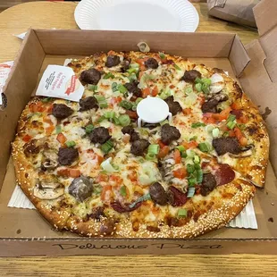 12. Garlic Italian Pizza