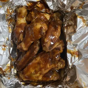10 piece BBQ wings