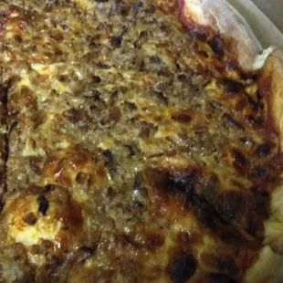 Sausage pizza