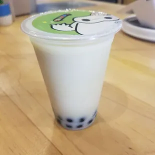 Bubble tea! Sweetness options from 1 to 3.