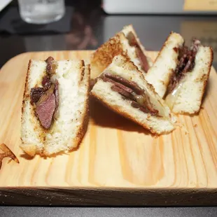 Cheek Pastrami Sandwiches