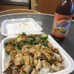 Chicken Teriyaki with Steamed Veggies