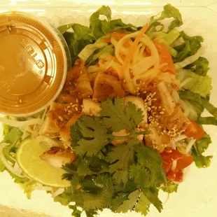 Monday special : fresh noodle salad with peanut vinaigrette 5.95