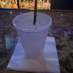 A drink. Pretty good.
