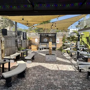 Our beautiful patio area