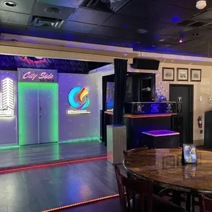 Main bar show stage....come and witness our fabulous shows!