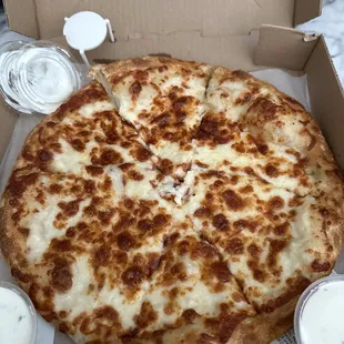 a pizza in a box