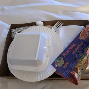 Nice tray with my delivery