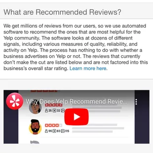 These are reviews that are t on our main page. Yelp suggested I post photos of them!