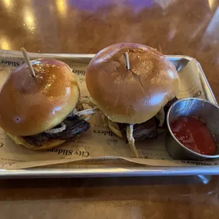 Brisket sliders