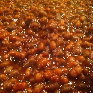 BBQ beans - smokey, saucy, and delicious