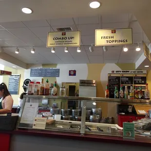 Front part of the store