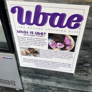 What's Ube Sign from Ubae - IG@BlackTigerEats