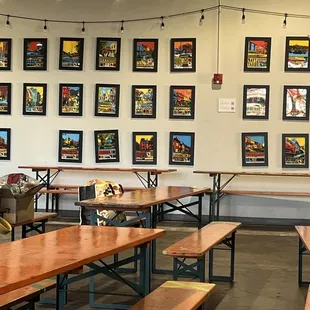 a woman sitting at a table