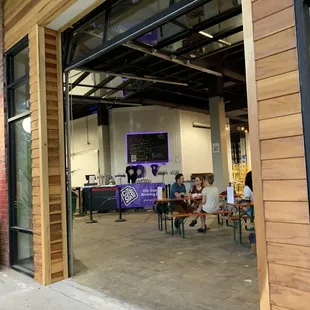 the outside of a building