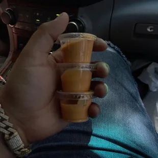 Asked 3 times for 3 lil cups even left 5$