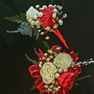 Corsage and Boutonniere for CA Prom 2024