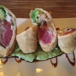 Sashimi Tuna Spring Roll