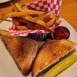 Cubano with fresh cut fries!