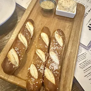 Pretzels and pimento