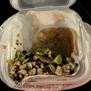 Chicken tacos