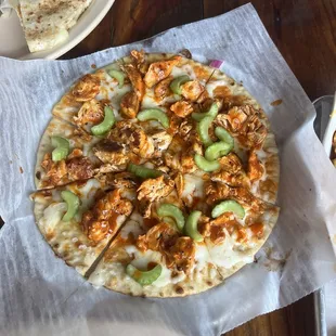 Buffalo Chicken Flatbread