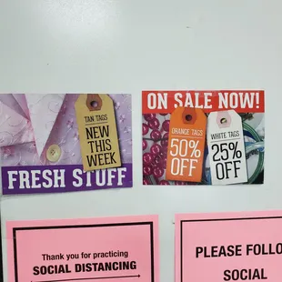 Confusing sales.