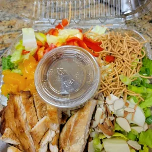 Oriental chicken salad