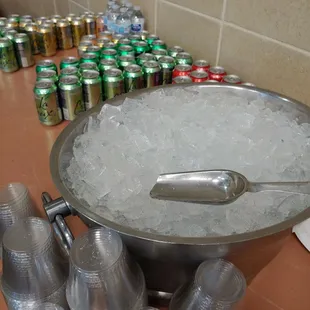 Great selection of drinks.