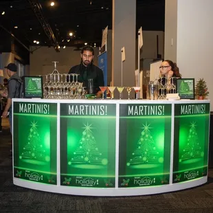 Holiday Martini bar.