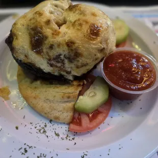 Mushrooms stuffed with Crab Imperial