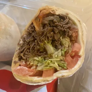 Cheesesteak wrap