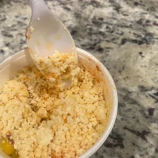 Street corn - very spicy