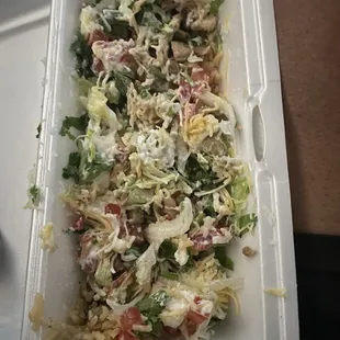 Beef Fajita Burrito Bowl (No onions or jalapeños)