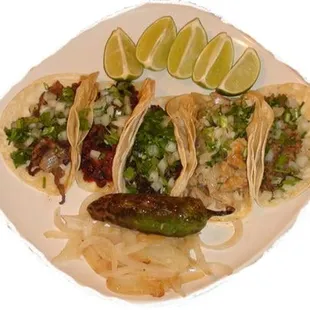 Delicious famous tacos.Taste the difference.